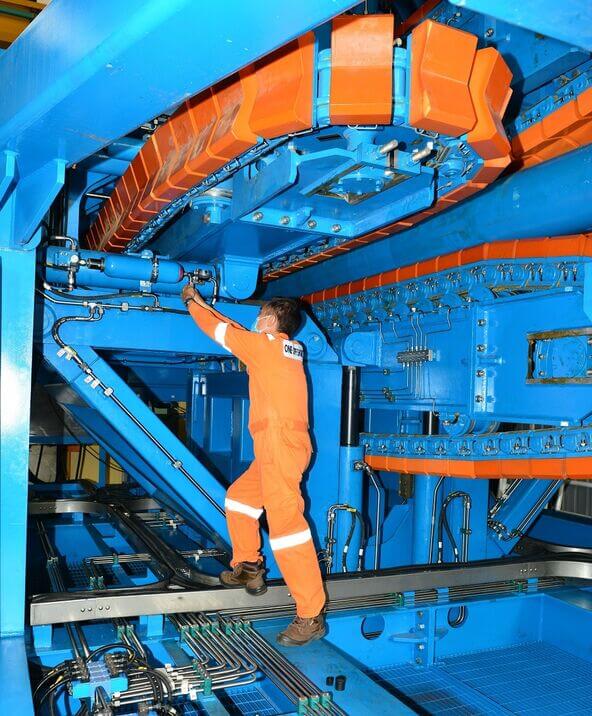 Tensioner track pads Tensioner track pads